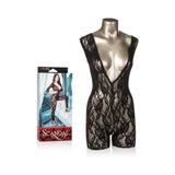 Scandal Lace Body Suit Black O/S
