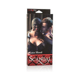 Scandal Lace Hood Black O/S