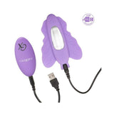 Venus Butterfly Remote Rocking Penis Purple Vibrator