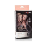 Silicone Rechargeable Remote Pleasurizer Ring Black