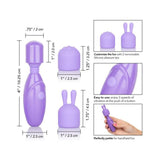 Dr. Laura Berman Olivia Rechargeable Mini Massager With Attachments