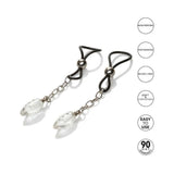 Nipple Play Non-Piercing Jewelry Crystal Teardrop