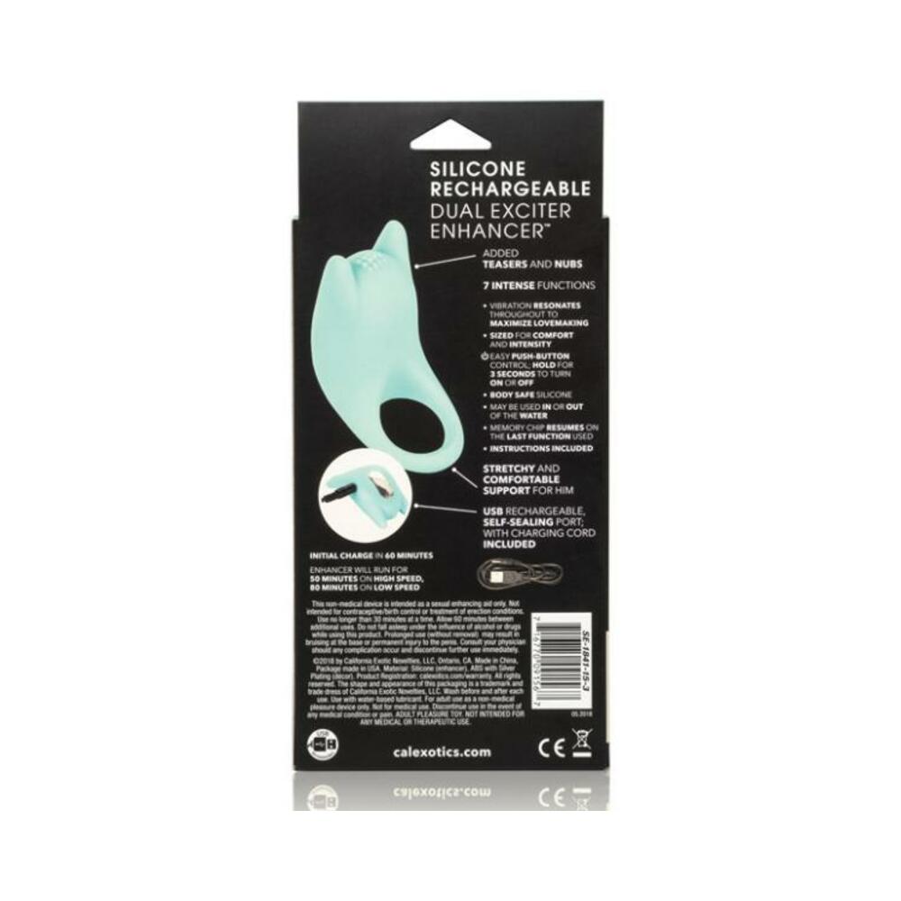 Silicone Rechargeable Dual Exciter Enhancer Ring