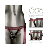 Her Royal Harness The Regal Duchess O/S Red