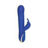 Jack Rabbit Rotating Beaded Rabbit Vibrator Blue