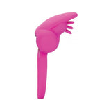 Dual Clit Flicker Enhancer Vibrating Cock Ring Pink