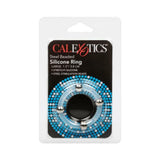 Steel Beaded Silicone Ring Large Clear