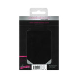 Black Satin Heart Shaped Pasties 2 Pack