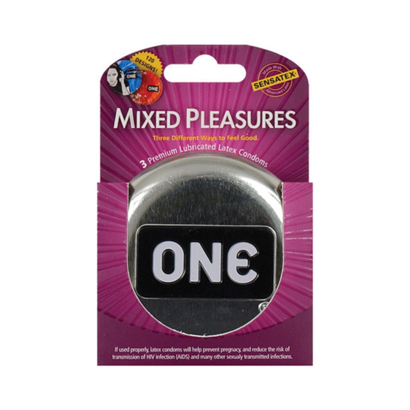 One next generation mixed pleasures condoms - box of 3
