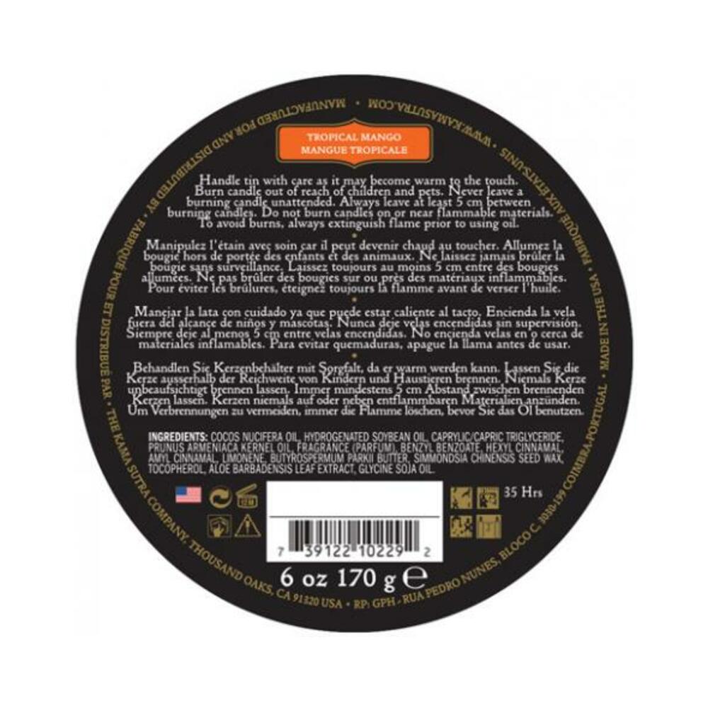 Kama Sutra Ignite Massage Candle Tropical Mango 6oz