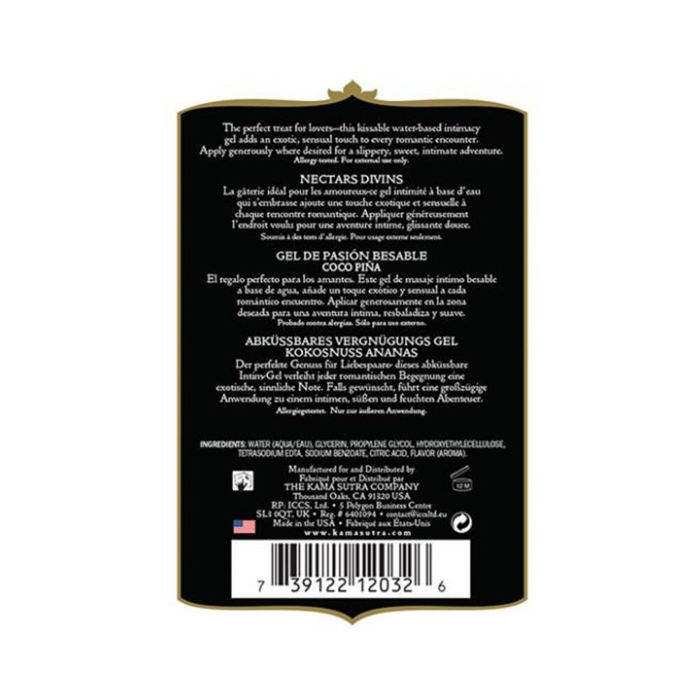 Kama Sutra Divine Nectars Coconut Pineapple 5oz