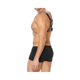 Shots Uomo Chain & Chain Harness - Black