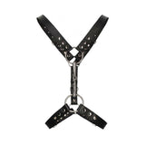 Shots Uomo Men's Harness W/metal Bit - Black