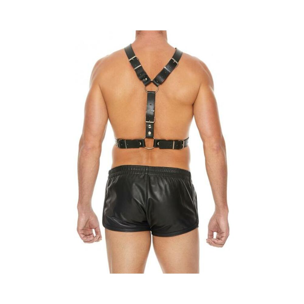 Shots Uomo Men's Harness W/metal Bit - Black