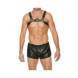 Shots Uomo Chest Bulldog Harness Small/medium - Black