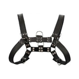 Shots Uomo Chest Bulldog Harness Large/xlarge - Black
