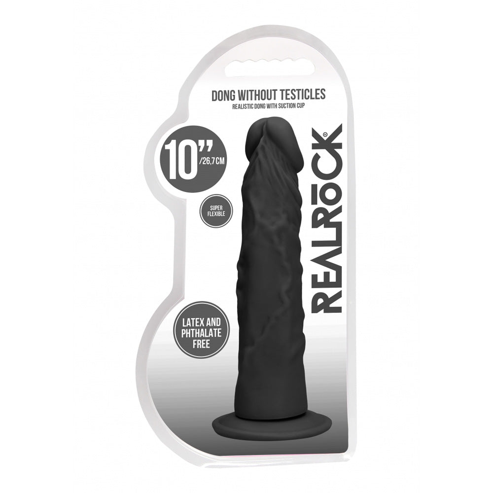Realrock Dong Without Testicles 10" Black