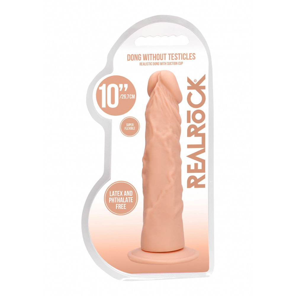 Realrock Dong Without Testicles 10" Flesh