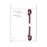 Ouch Halo Handcuff With Connector Burgundy