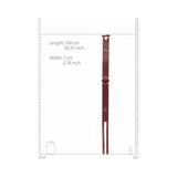 Ouch Halo Waist Belt S/m Burgundy