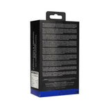 E-stim & Vibr Butt plug with remote Blac