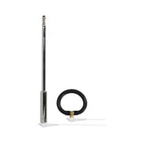 E-stim Urethral Sounding Set Large Silve