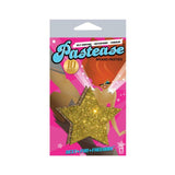 Gold Glitter Rock Star Pasties O/S
