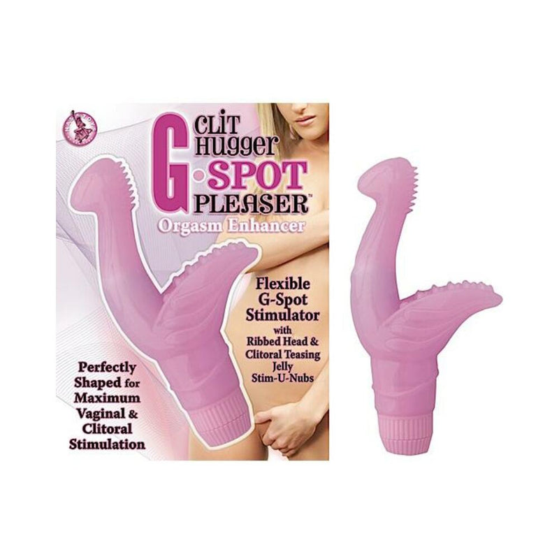 Clit hugger g spot pleaser pink vibrator