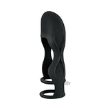 Sleek Silicone Penis Sheath - Black