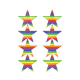 Pastease Mini Rainbow Stars Pack Of 8 O/S