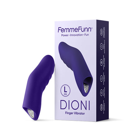 Femme Funn Dioni Wearable Finger Vibe - Large Dark Purple