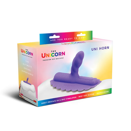 The Cowgirl Unicorn Uni Horn Silicone Attachment - Purple