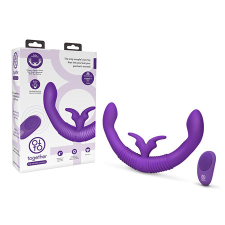 Together Female Intimacy Vibe w/Remote - Purple