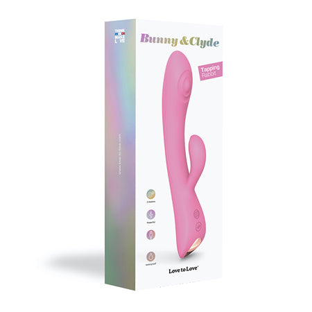 Love to Love Bunny & Clyde Tapping Rabbit - Pink Passion