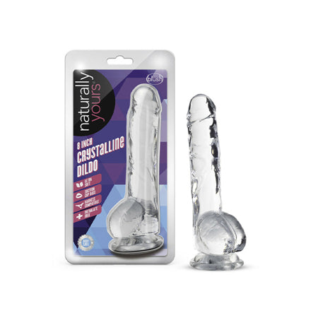 Blush Naturally Yours 8' Crystalline Dildo - Diamond