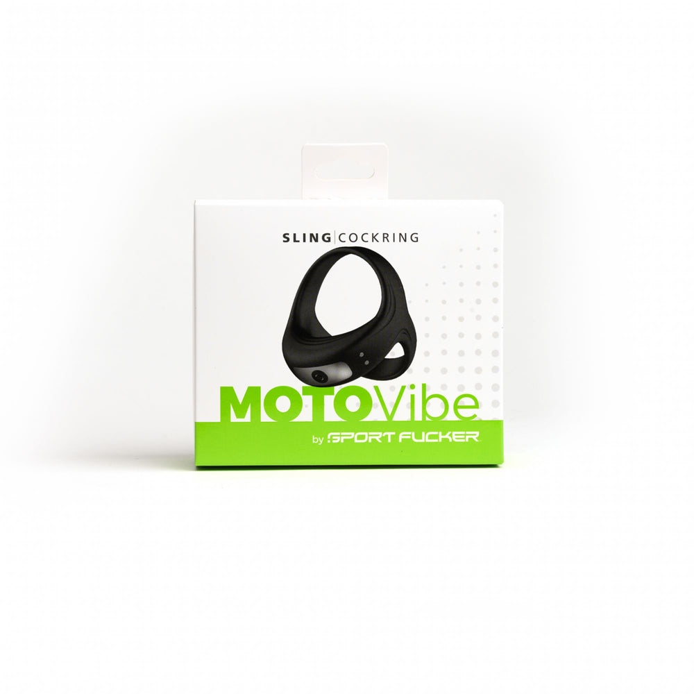 Sport Fucker Motovibe Sling Cockring w/Remote - Black
