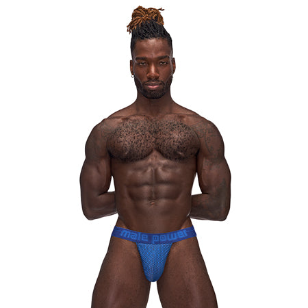 Sexagon Strappy Ring Jock - Large/x-Large - Royal
