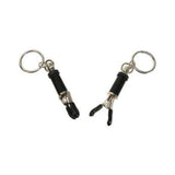 Adjustable Bondage Ring Barrel Nipple Clamps