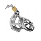 Detained Stainless Steel Chastity Cage