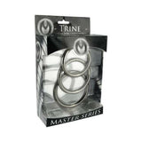 Trine Steel Cock Ring Collection 3 Piece