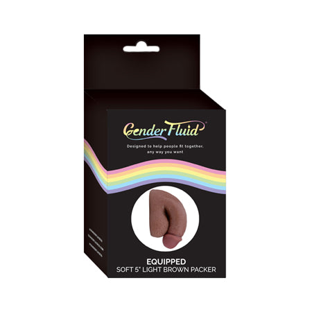 Gender Fluid 5' Equipped Soft Packer - Light Brown