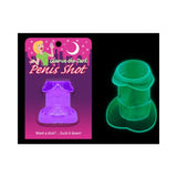 Glow In The Dark Penis Shot Glass Purple