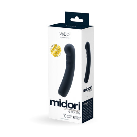 VeDO Midori Rechargeable G Spot Vibe - Just Black