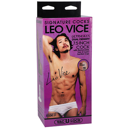 Signature Cocks 6' ULTRASKYN Cock w/Removable Vac-U-Lock Suction Cup - Leo Vice