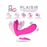 OMG Plaisir Wearable Clitoral Massager, G-Spot Vibrator Pink