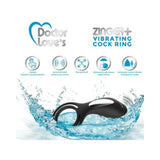 DOCTOR LOVE ZINGER+ VIBRATING RECHARGEABLE COCK RING BLACK