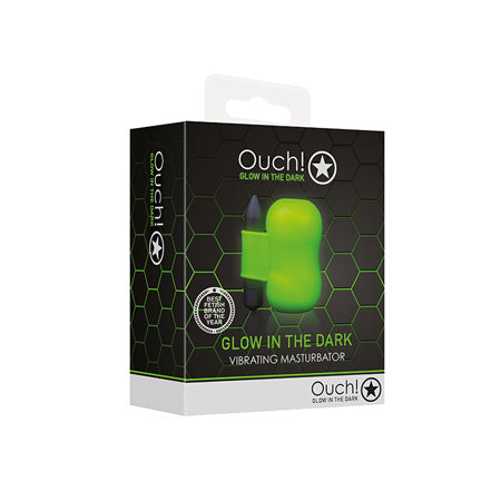 Shots Ouch Vibrating Masturbator - Glow in the Dark