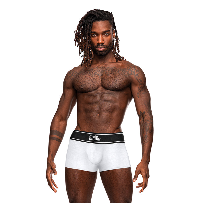 MP Modal Rib Pouch Short White L