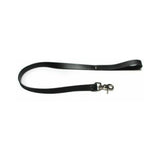Kinklab Leather Leash Black