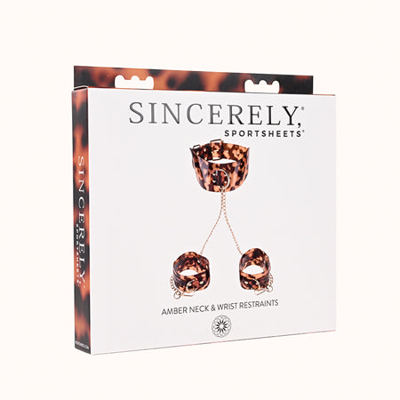 Sincerely Amber Neck & Wrist Restraint